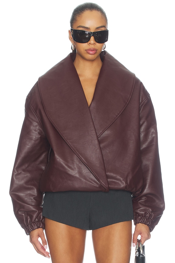 view 2 of 5 CHAQUETA ELENI  in Burgundy