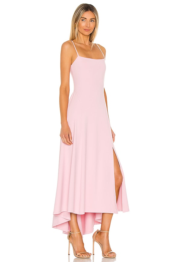 view 2 of 3 Thin Strap Maxi Dress in Pink Cashmere