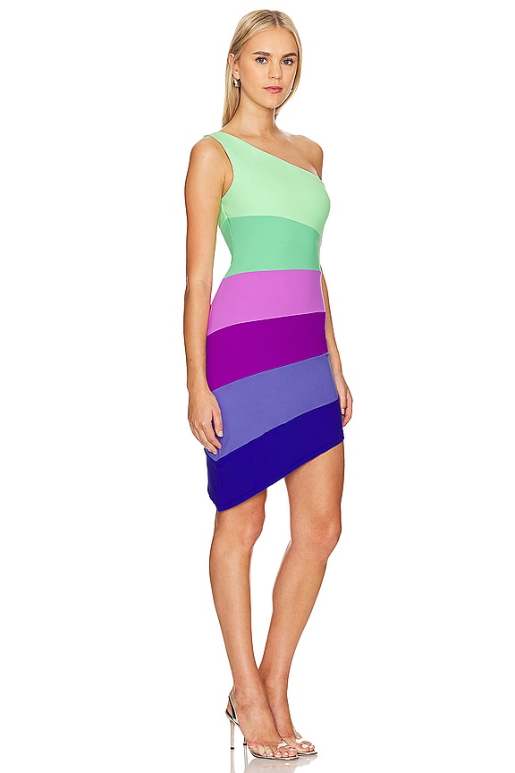 view 2 of 3 Colorblock Mini Dress in Maldives