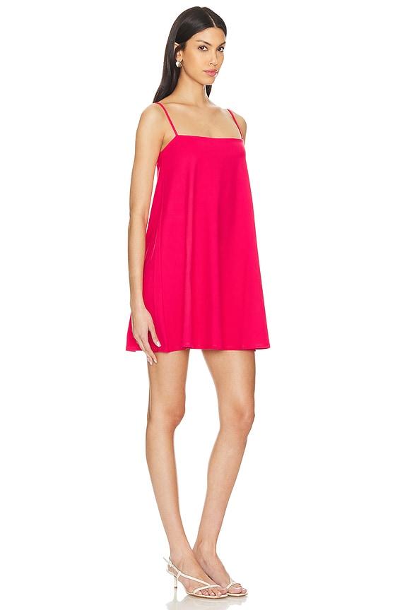 view 2 of 3 STRING FLARE ドレス in Framboise