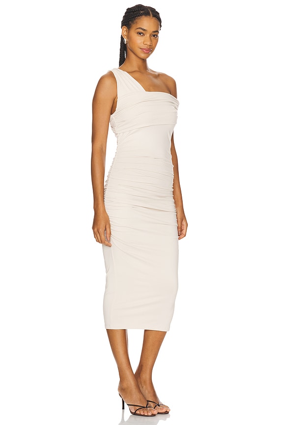 view 2 of 4 ROBE COURTE in Blanched Almond