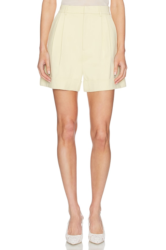 view 1 of 6 DOUBLE KNIT CUFFED 반바지 in Whipped Cream