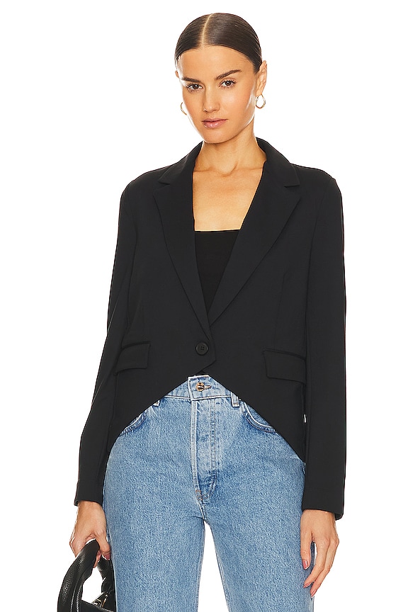 view 2 of 5 УГЛОВОЙ БЛЕЙЗЕР in Black