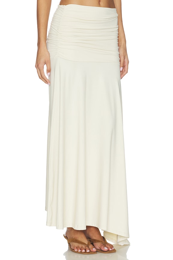 view 2 of 6 FALDA GATHERED in Buttermilk