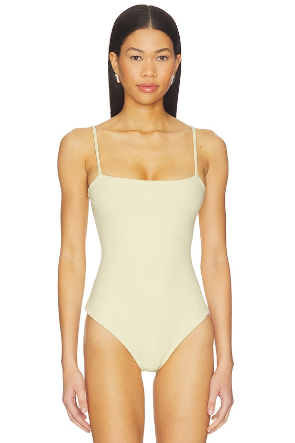 view 2 of 5 String Bodysuit in Whipped Cream