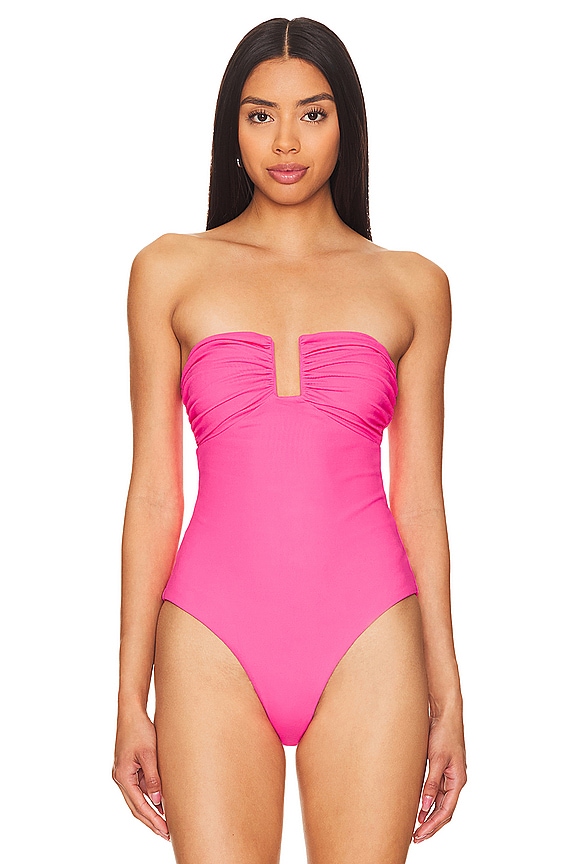 view 2 of 5 Wire One Piece in Shocking Pink