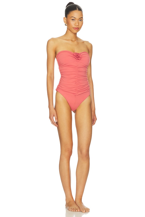 view 2 of 4 MAILLOT DE BAIN FLOWER GATHERED ONE PIECE in Rosa