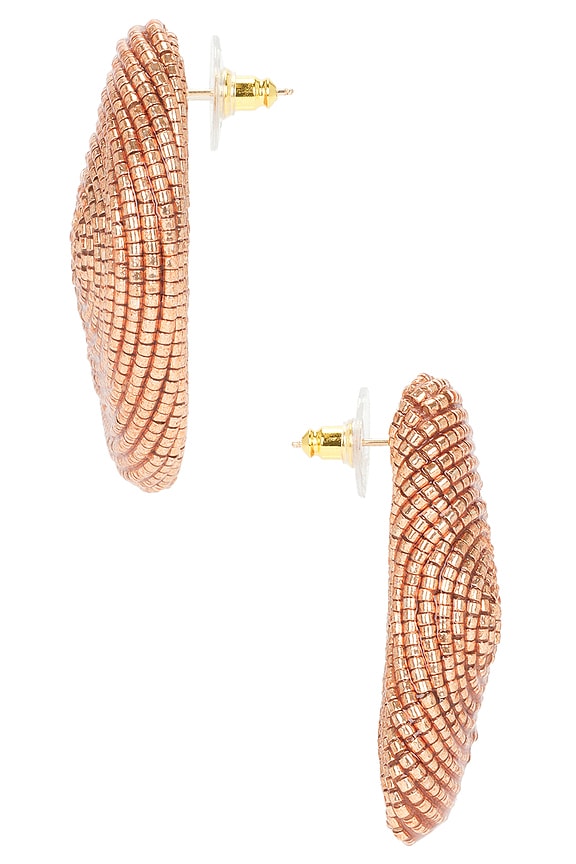 view 2 of 2 Mura Earrings in Burnt Gold