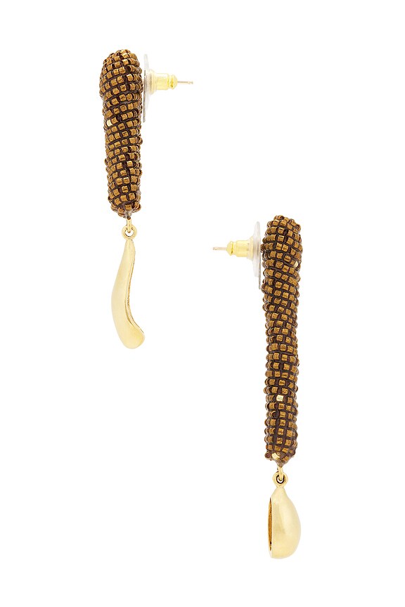 view 2 of 3 СЕРЬГИ FINITO in Bronze