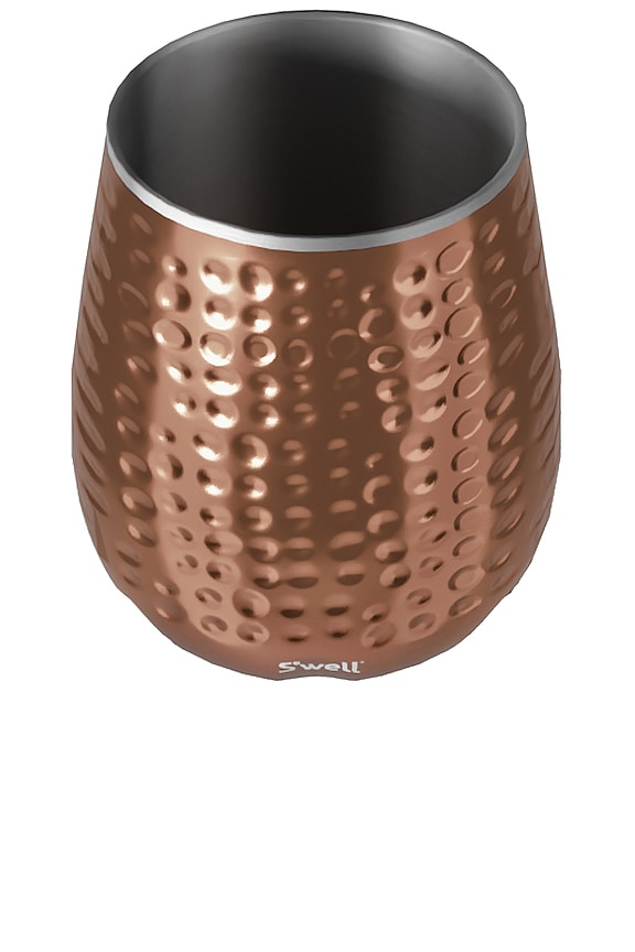 view 2 of 2 WINE TUMBLER 9OZ 큰 컵 in Dipped Metallic