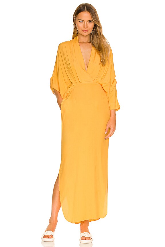 view 1 of 3 MAXIVESTIDO PLUNGE in High Light