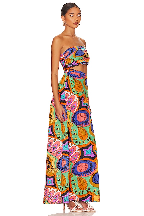 view 2 of 4 MAXIVESTIDO ASYMMETRICAL CUT OUT in Murano