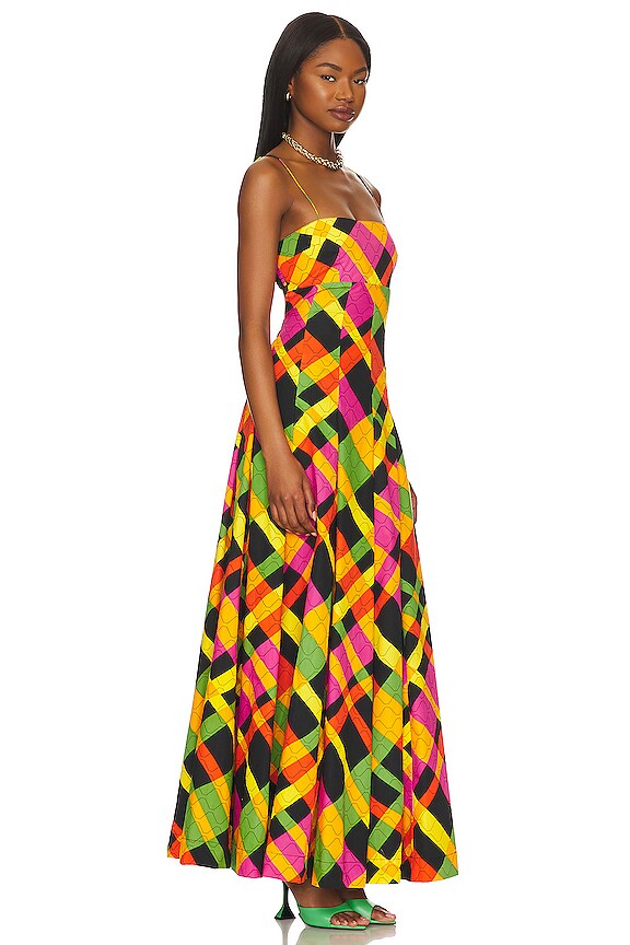 view 2 of 4 Bandeau Spaghetti Strap Maxi in Masterstroke