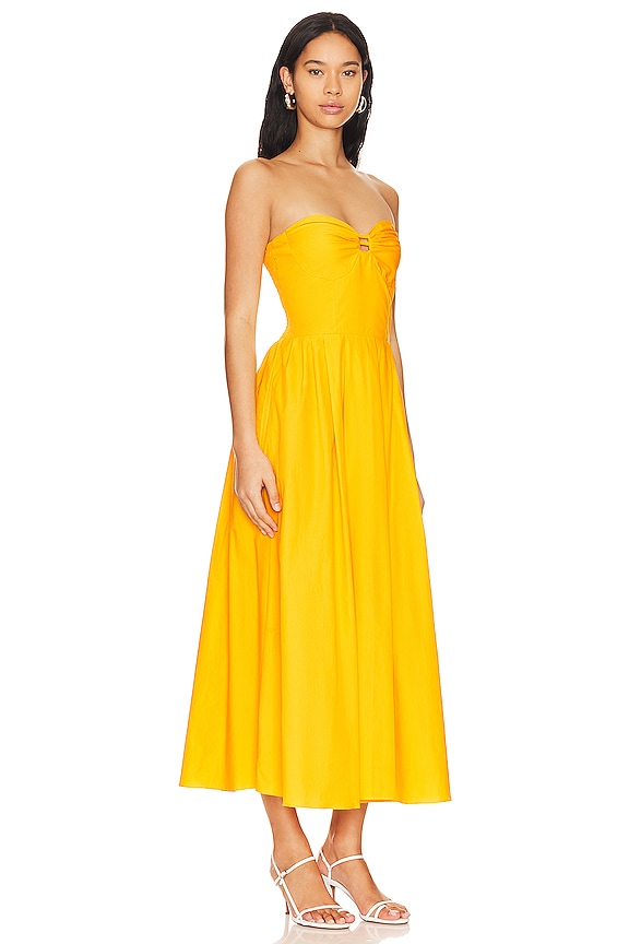 view 2 of 3 Balconette Midi Dress in Spanish Sun