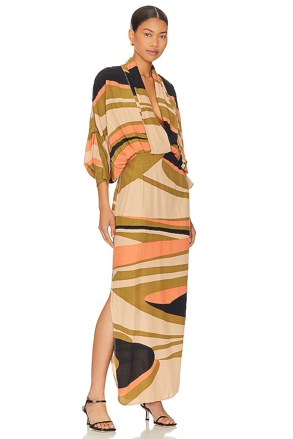 view 2 of 3 Plunge Dress in Landmarks