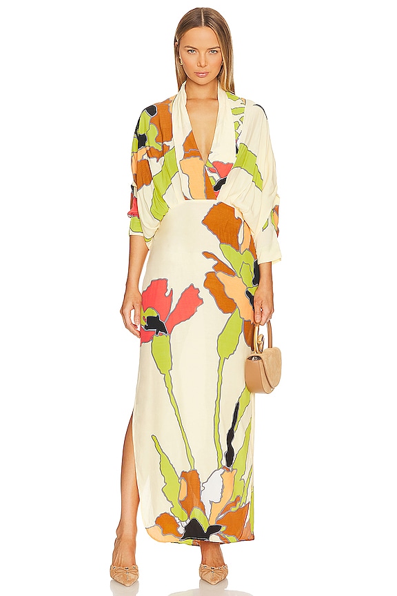 view 1 of 3 Plunge Dress in Picture Perfect