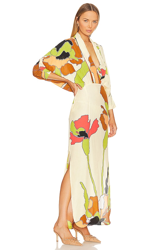 view 2 of 3 Plunge Dress in Picture Perfect