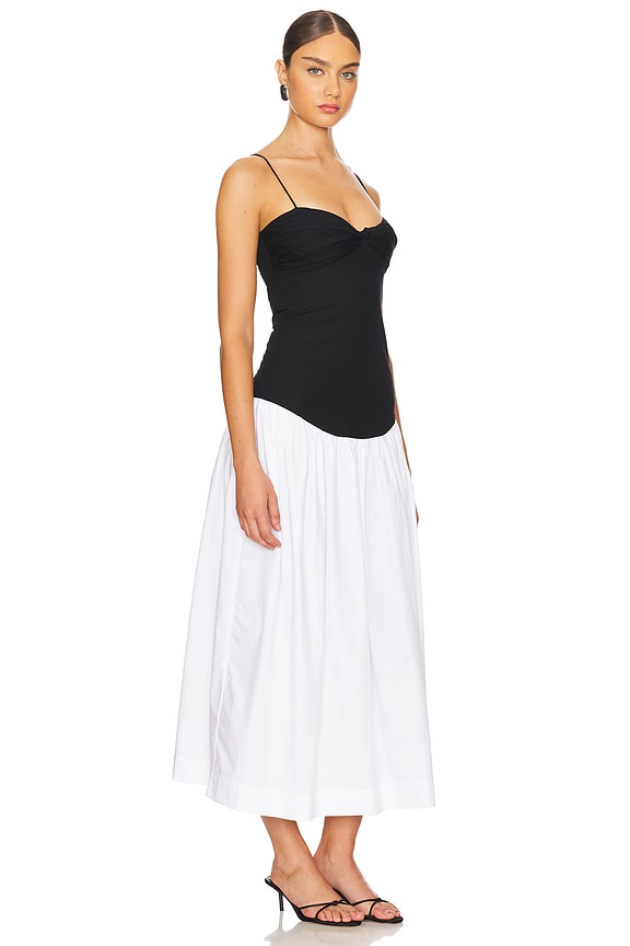 view 2 of 3 x REVOLVE Drop Waist Dress in Black & White