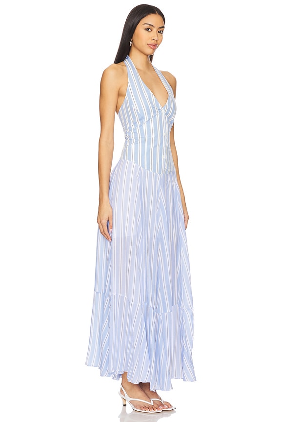 view 2 of 3 Halter Vest Maxi Dress in Beach House