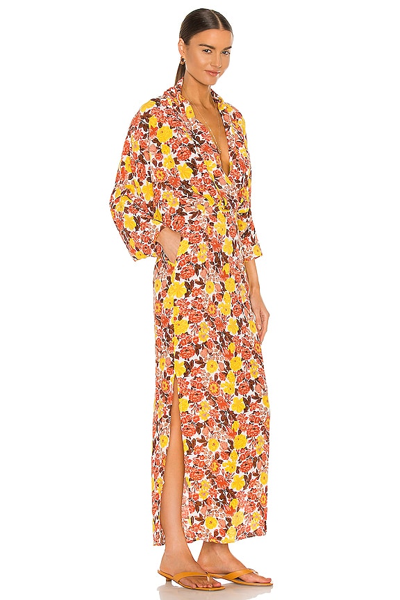 view 2 of 3 Plunge Dress in Femme Floral