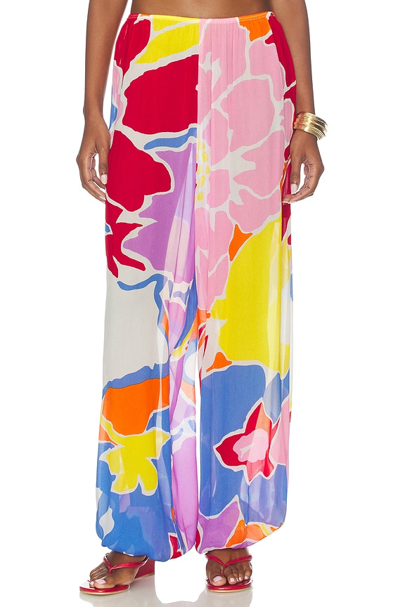 view 1 of 6 CALÇA BALÃO in Electric Garden