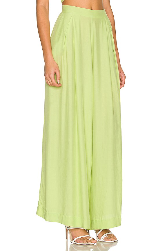 view 2 of 4 PANTALÓN PIERNA ANCHA in Pistachio