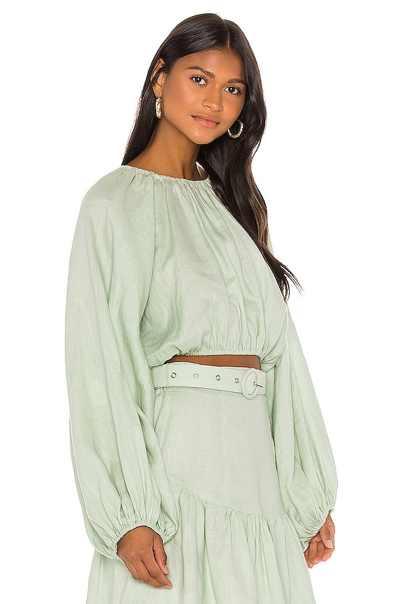 view 2 of 4 Bubble Hem Blouse in Spark