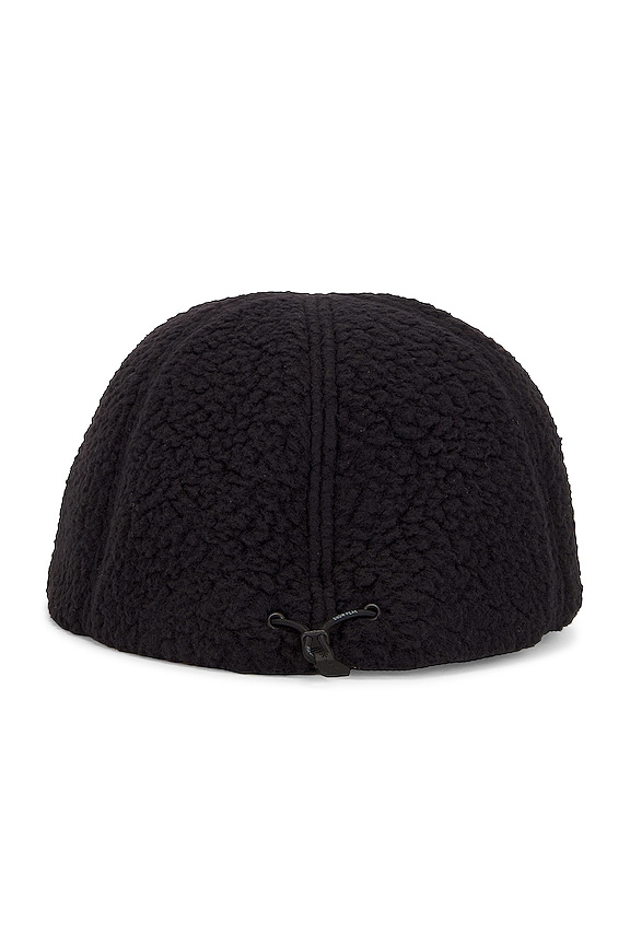 view 2 of 2 Thermal Boa Fleece Cap in Black