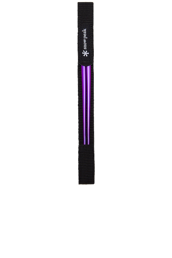 view 2 of 2 Titanium Chopsticks in Purple
