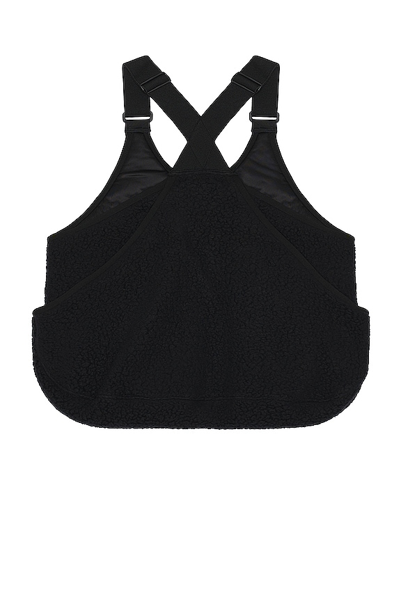 view 2 of 4 Thermal Boa Fleece Vest in Black