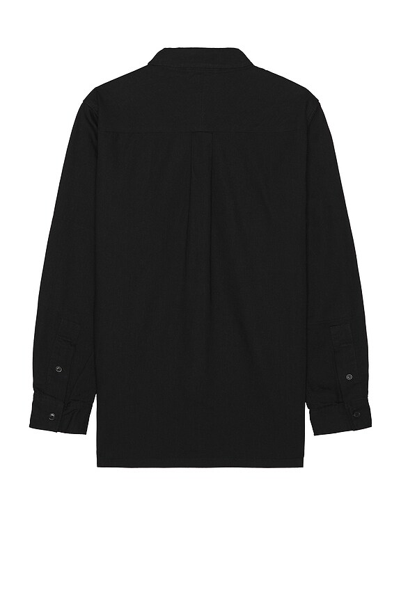 view 2 of 5 TAKIBI Light Denim Utility Shirt in Black