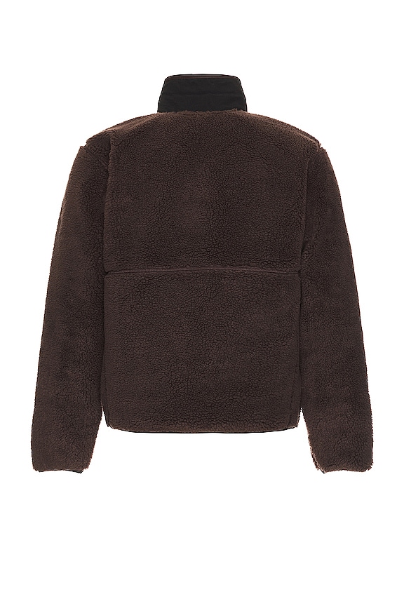 view 2 of 4 Extreme Pile Full Zip Jacket in Coal Brown