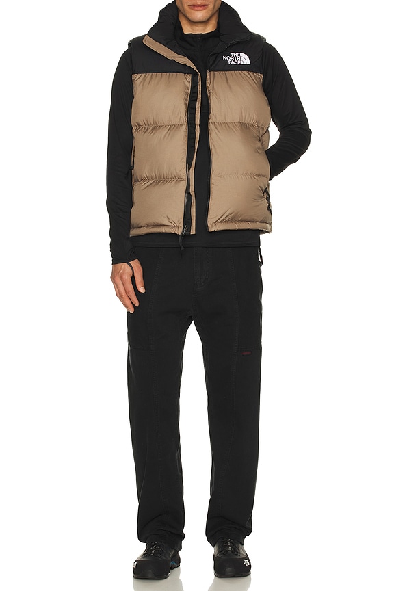 view 2 of 5 GILET 1996 RETRO NUPTSE in Mocha Brown & TNF Black