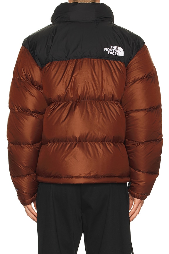view 2 of 5 1996 Retro Nuptse Jacket in Ember Soil & TNF Black