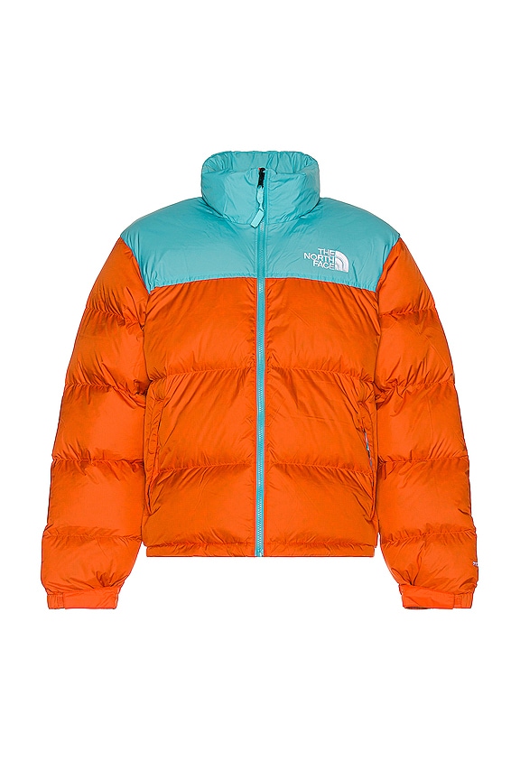 The North Face 1996 Retro Nuptse Jacket in Red Orange & Transantarctic ...