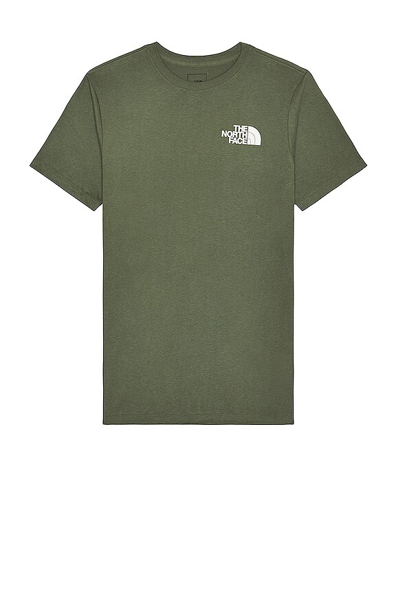 view 2 of 3 Short Sleeve Box NSE Tee in Thyme & TNF Black