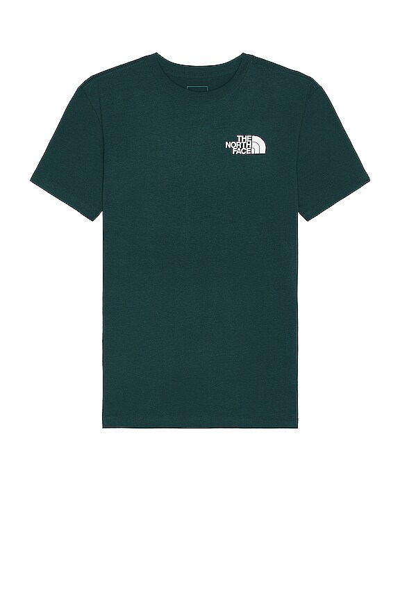 view 2 of 3 Short Sleeve Printed Box NSE Tee in Ponderosa Green Medium Icon Plaid Print