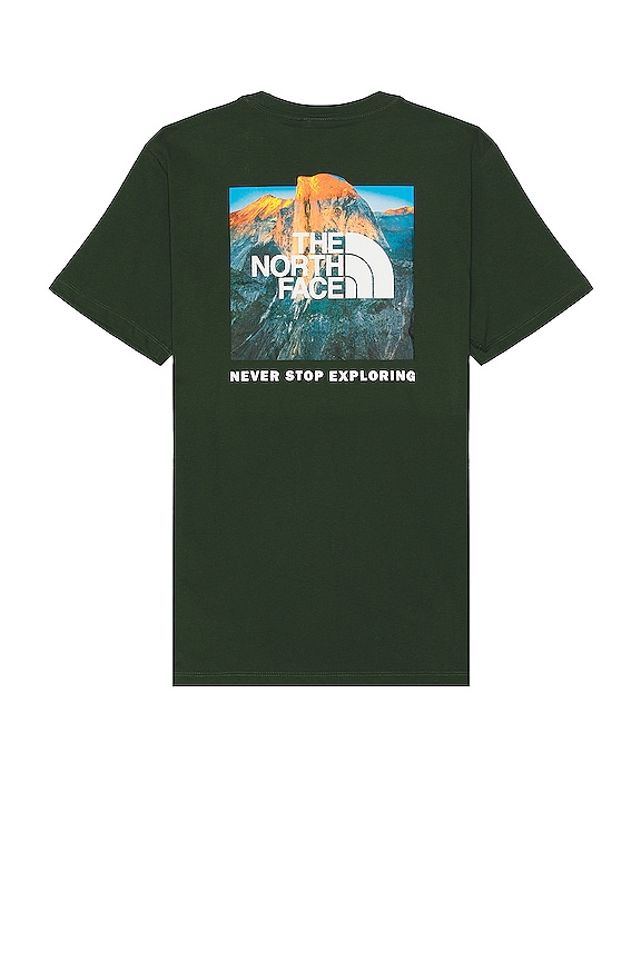 view 1 of 3 Men's Big S/s Box Nse Tee in Pine Needle & Photo Real