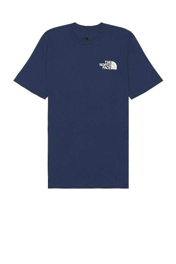 view 2 of 3 Box Nse Tee in Shady Blue & Tnf Black
