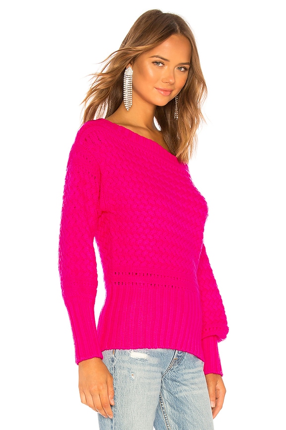 view 2 of 4 Marie Sweater in Hot Pink