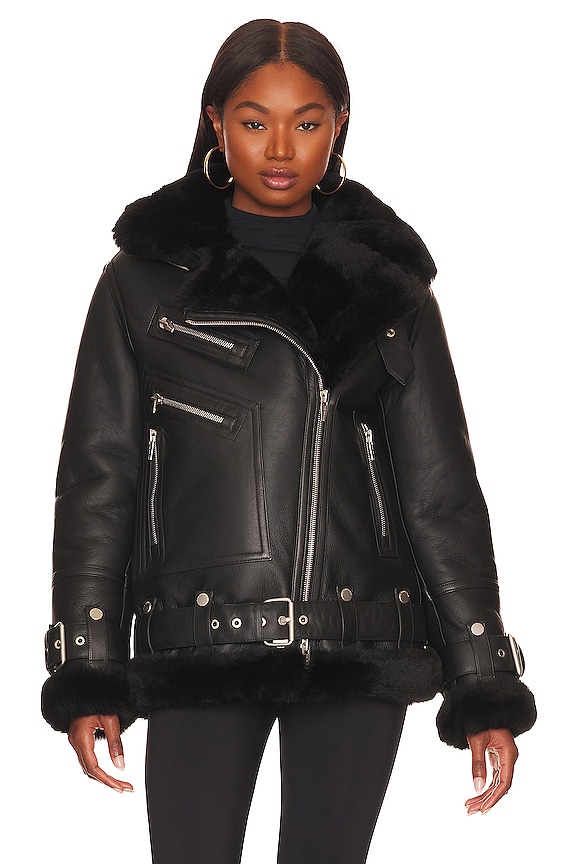 view 2 of 5 BLOUSON MOTARD MOYA V in Black