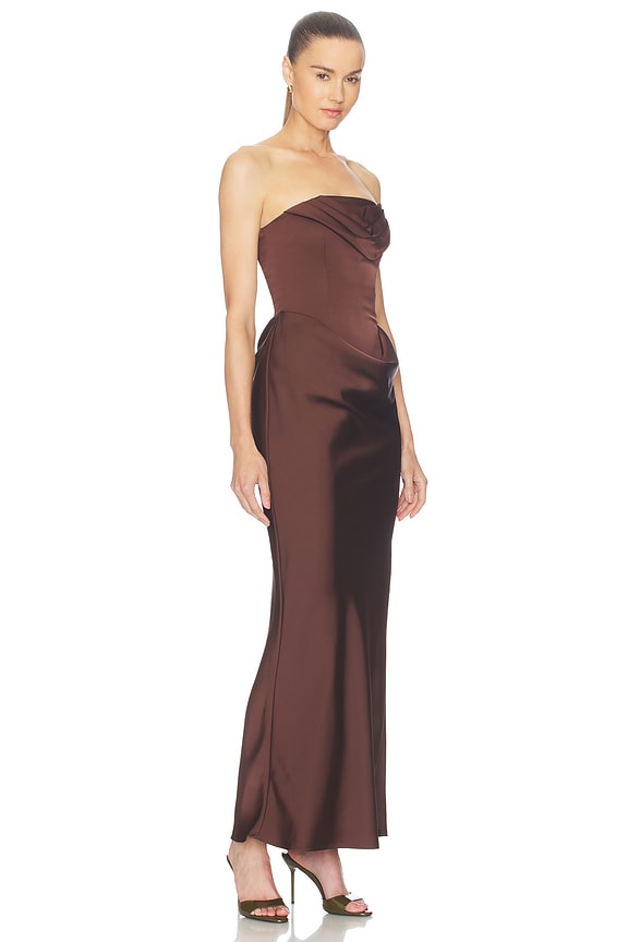Corsage Long Dress