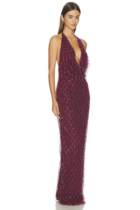 view 2 of 4 Minalina Dress in Winetasting