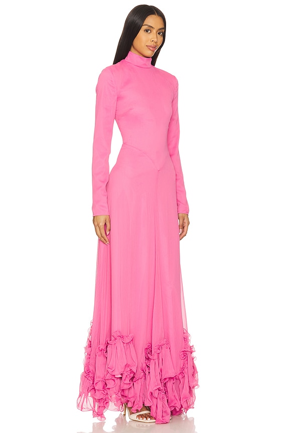 view 2 of 3 Barsha Dress in Carmine Rose