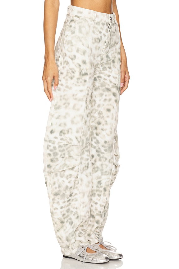 view 2 of 6 Cassandria Jeans in Blurry Snow Leopard & Tarmac