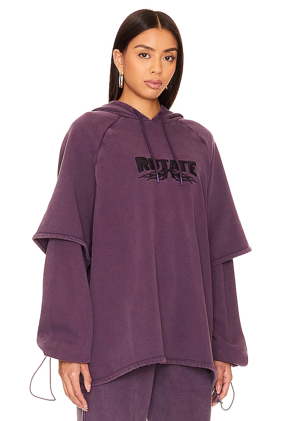 view 2 of 4 SUNDAY Enzyme Sweat Hoodie in Vintage Violet