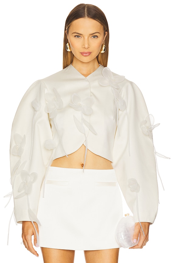 view 1 of 4 Lily Jacket in Egret