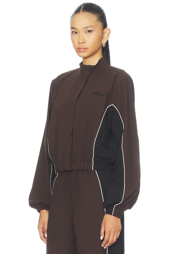 view 2 of 5 CHAQUETA DE FIBRAS ENTRELAZADAS CRISPY in Mole Combo