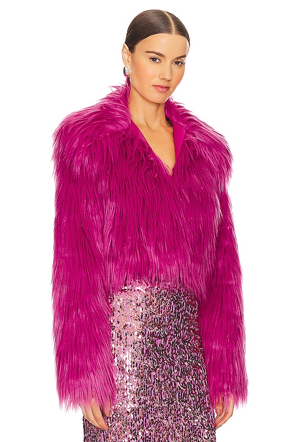 view 2 of 4 CHAQUETA CORTA ESPONJOSA in Raspberry Rose