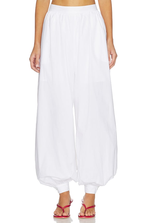 view 1 of 6 CALÇAS BALLOON PANTS in Bright White